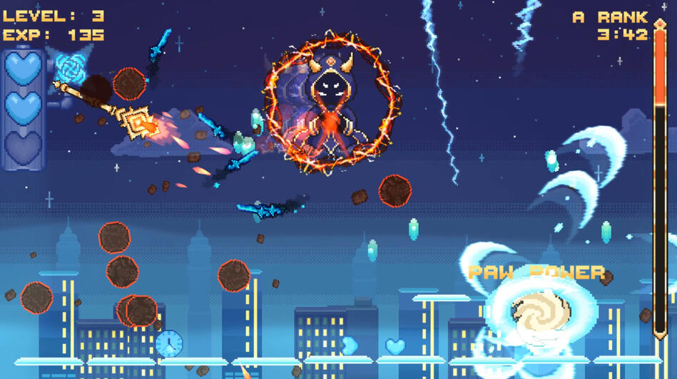 Sword dog 狗狗斬隕石 遊戲畫面